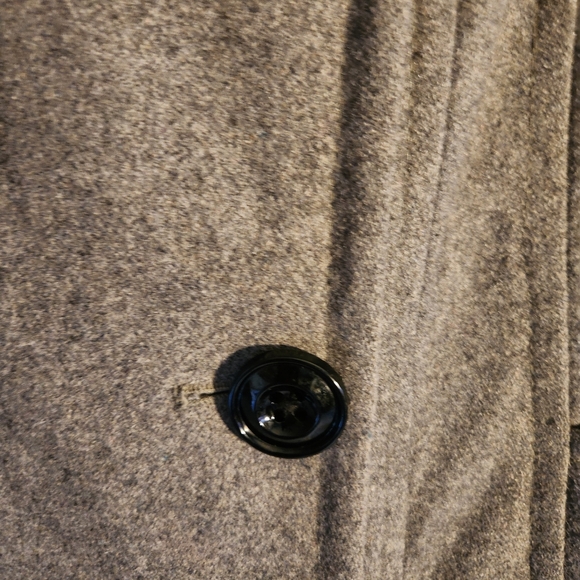 Sz M Vtg Anne Klein 55% wool double breasted coat - Picture 4 of 16